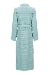 Heckettlane Badjas Wafel Sky Blue - 70% gerecycled katoen, 30% andere vezels